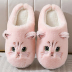 Luna  - Cat Plush Slippers