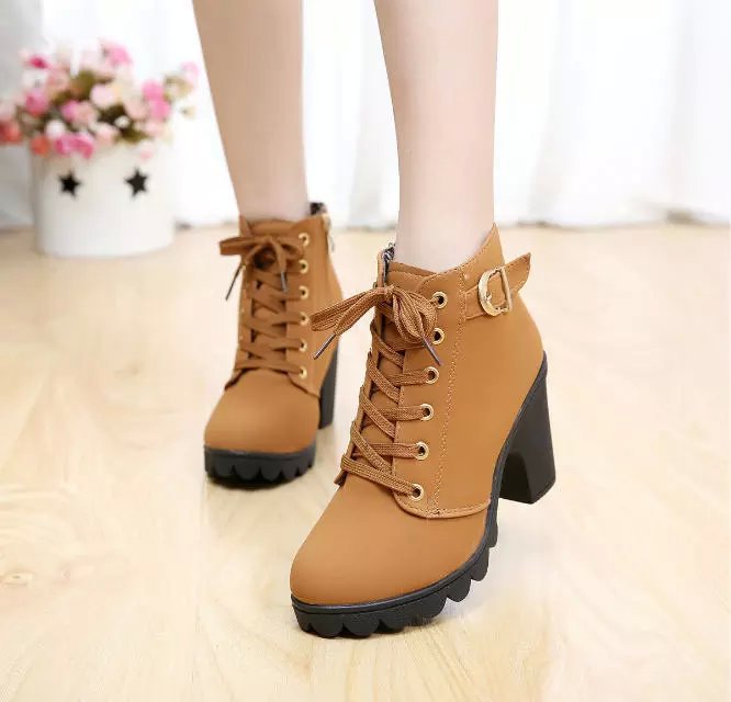 Liora Mid-Heel Ankle Boots