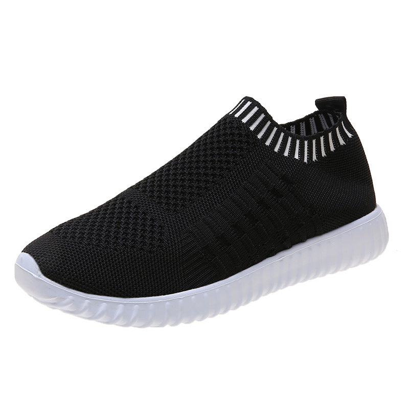 Breathable Knit Slip-On Sneakers