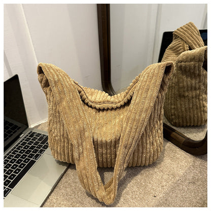 Corduroy Tote Bag