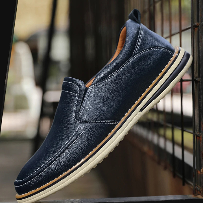 The Cooper Mocs Genuine Leather Loafers