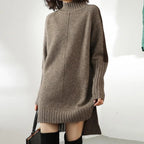 Cascade Knit Sweater Dress