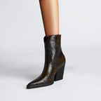 Westline Leather Ankle Boots