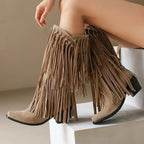 Savanna Fringe Tassel Boots