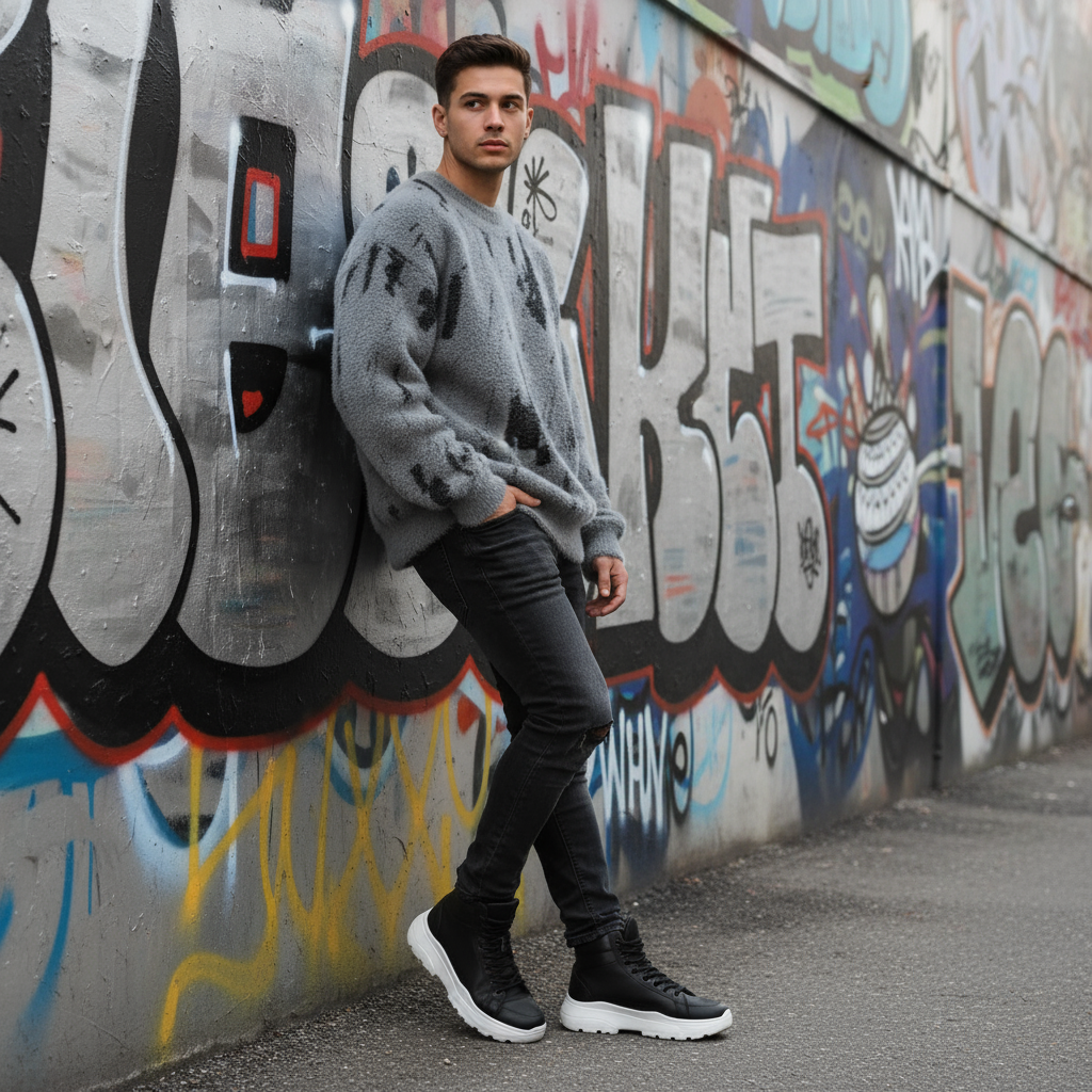 Peakful Arctic Sweater